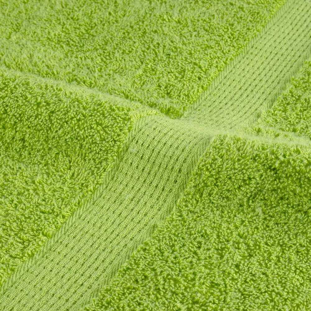 Rankšluostis Pirties rankšluosčiai SOLUND, 2vnt., žali, 80x200cm, 600g/m²