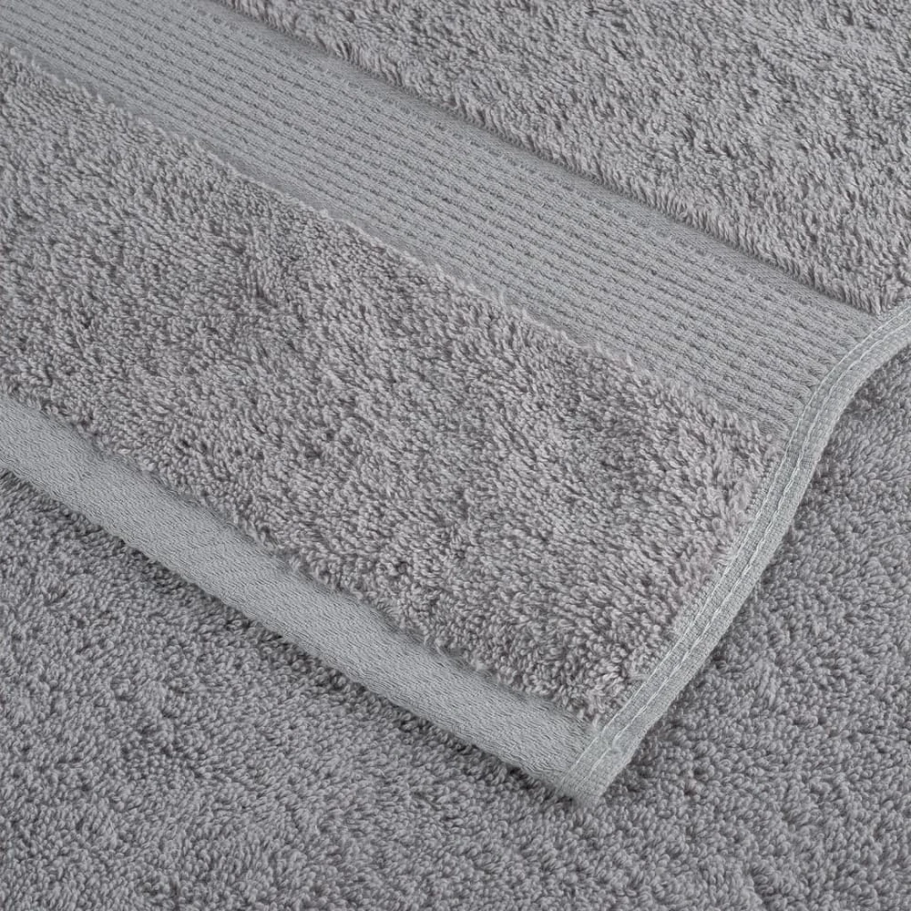 Rankšluostis Pirties rankšluosčiai SOLUND, 4vnt., pilki, 80x200cm, 600g/m²