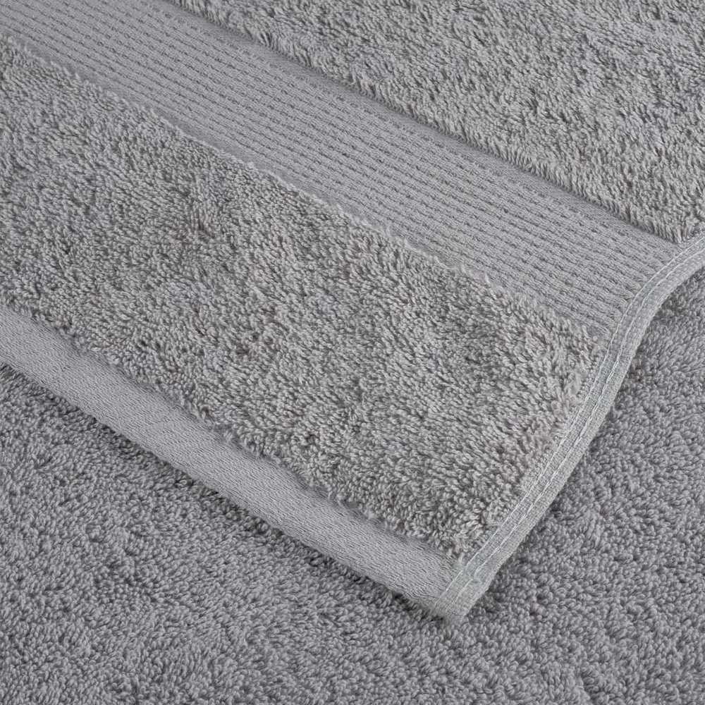 Rankšluostis Pirties rankšluosčiai SOLUND, 4vnt., pilki, 80x200cm, 600g/m²