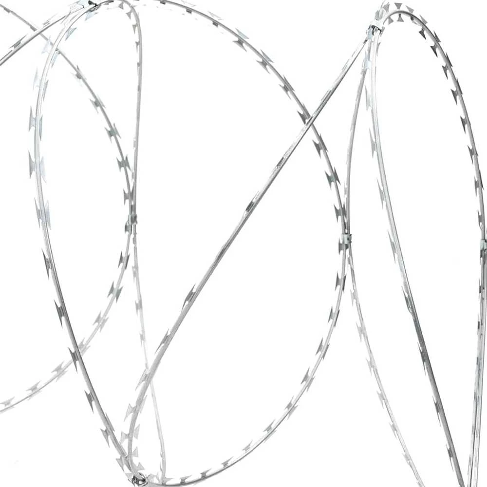 Pjaunanti viela Concertina, 300m, galvanizuotas plienas