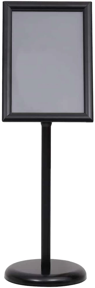 Plakato stendai 2 vnt. Juoda 45 x 32,7 x 108 cm Aliuminis