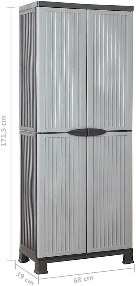 Plastikinė spintelė, 68x39x171,5cm