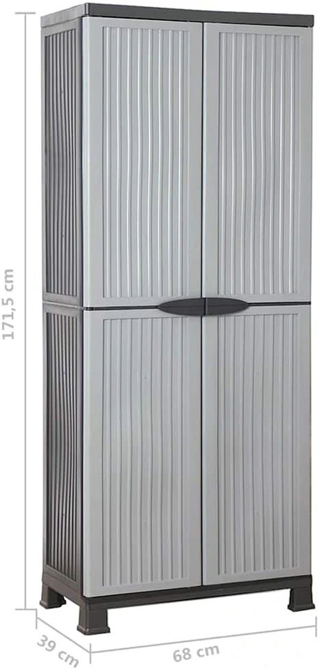 Plastikinė spintelė, 68x39x171,5cm