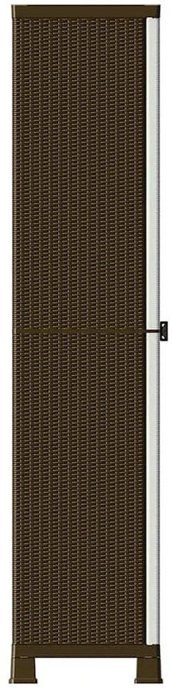 Plastikinė spintelė, 68x39x171,5cm, ratano dizaino