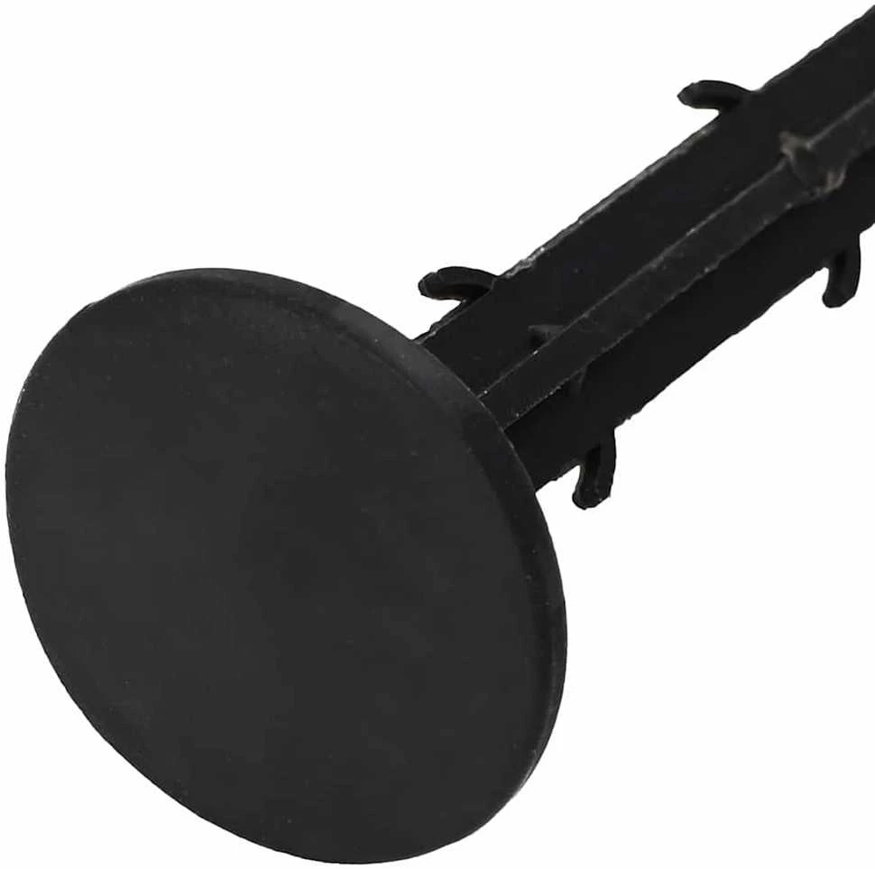 Žemės kuolai 100 vnt. Juoda Ø3 x 11 cm Plastmasė