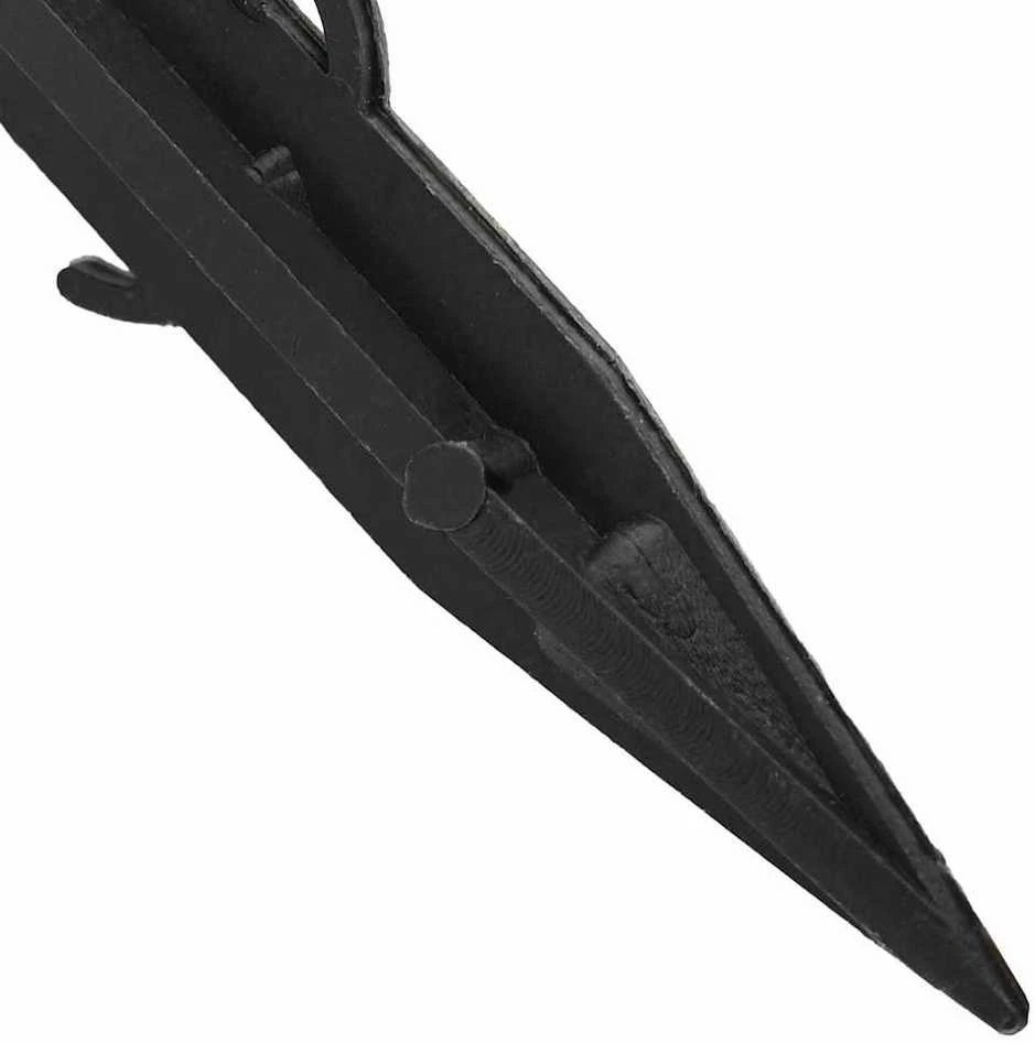 Žemės kuolai 100 vnt. Juoda Ø3 x 11 cm Plastmasė
