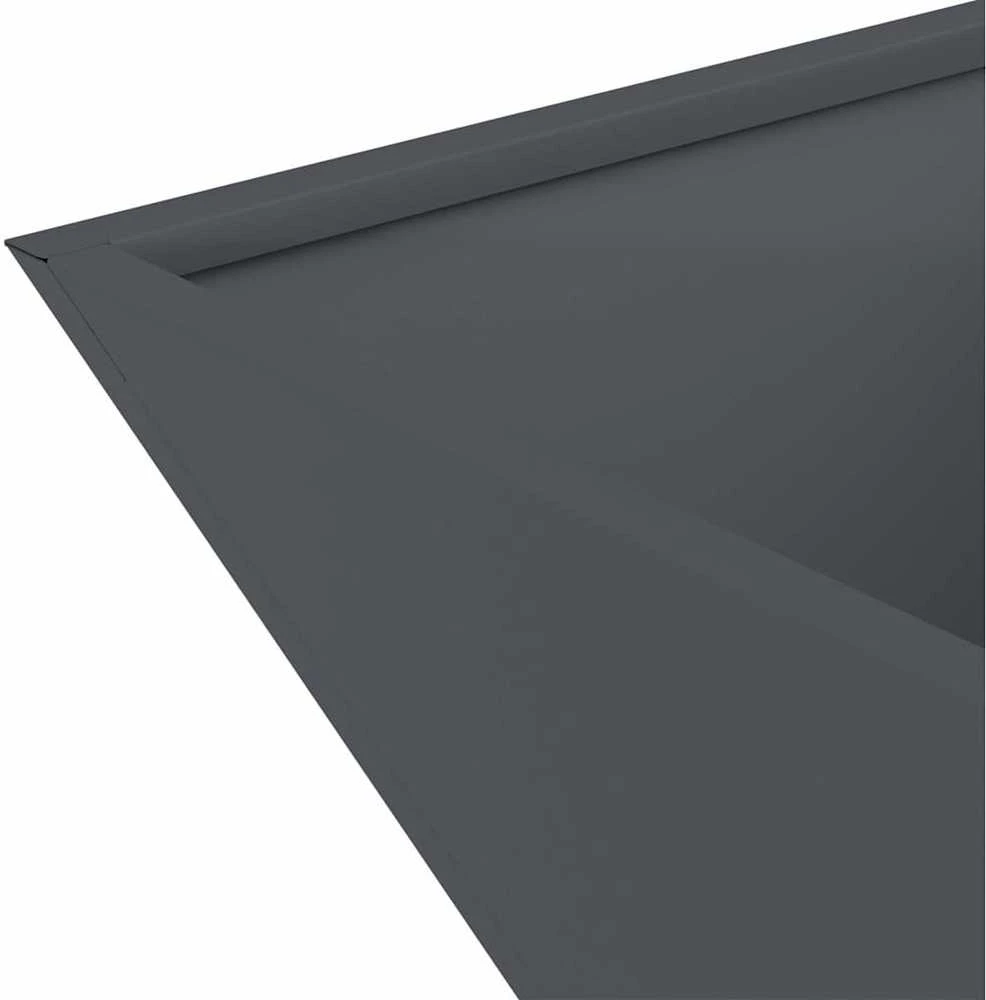 Sodo vazonas Antracito 35 x 35 x 15 cm Šaltai valcuotas plienas