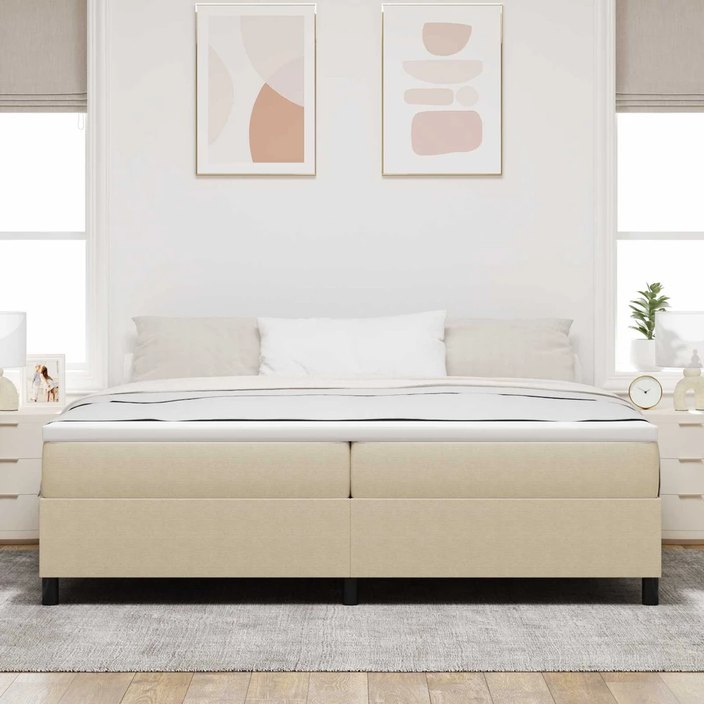 Platforminės lovos rėmas Pilkai žalia 200 x 200 cm