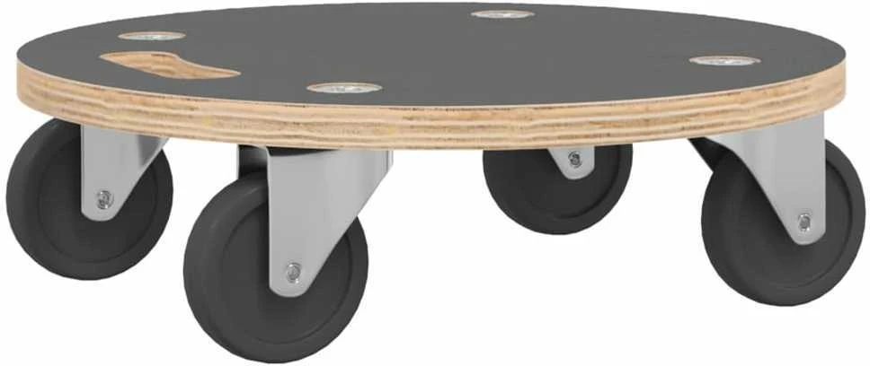 Transportavimo vežimėliai, 2vnt., 38x11,5cm, apskriti, 250kg