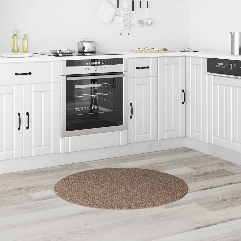 Neslystantis plaukuotas kilimas Ruda 90 x 90 cm PP