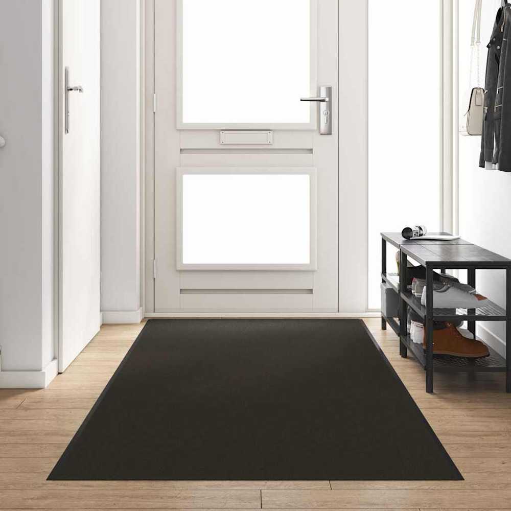 Durų kilimėlis Kita Juoda 120 x 400 cm Poliamidas ir PVC