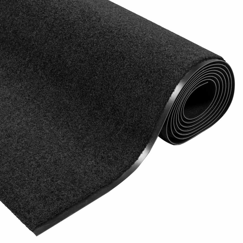Durų kilimėlis Kita Juoda 120 x 400 cm Poliamidas ir PVC