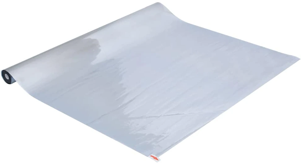 Plėvelė nuo saulės karščio, sidabrinės spalvos, 45x1000cm, PVC