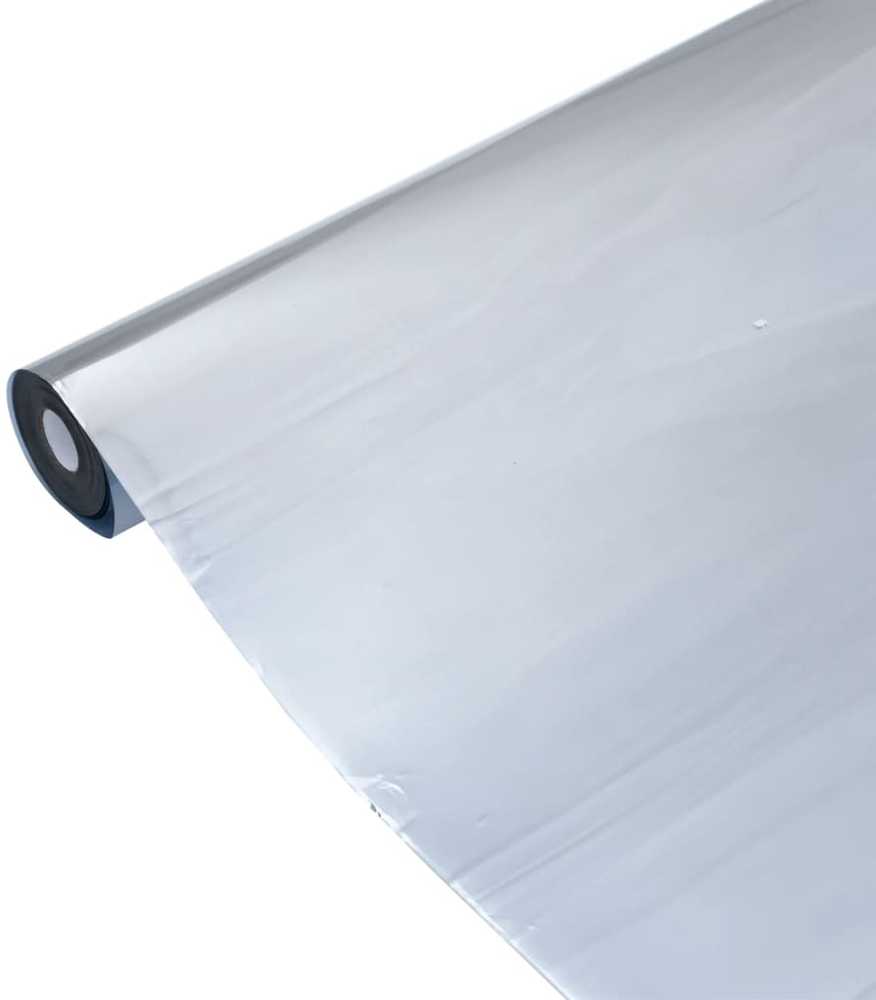 Plėvelė nuo saulės karščio, sidabrinės spalvos, 60x1000cm, PVC