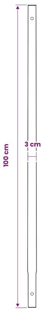 Plieninis 20 cm Žemės Grąžtas su Rankena ir Ilgintuvais, 9 m