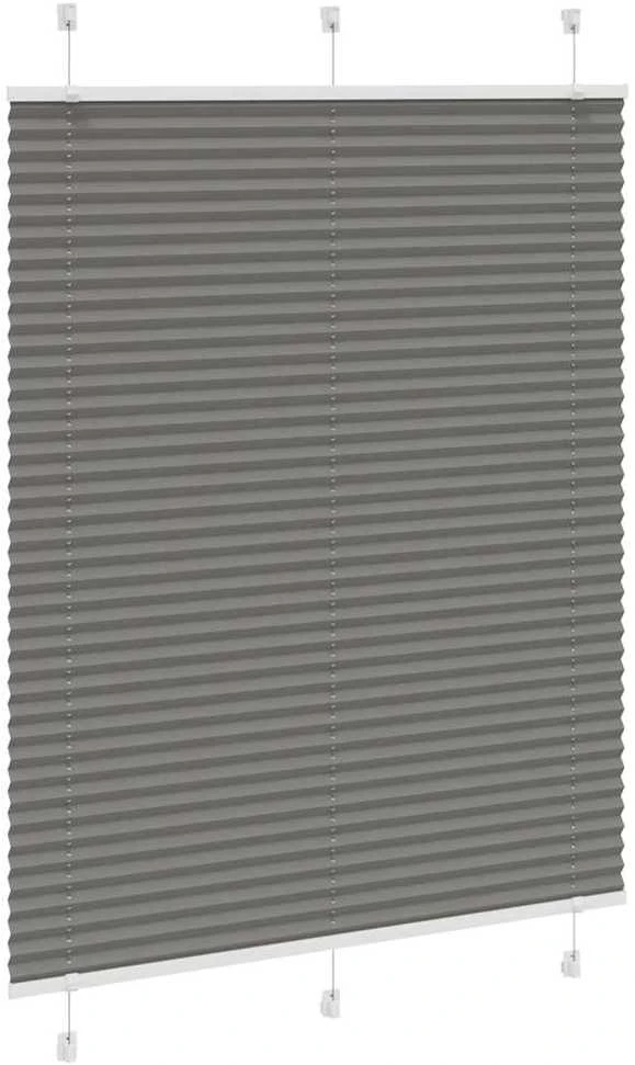 Plisuota žaliuze antracitas 105x100 cm audinio plotis 104,4 cm
