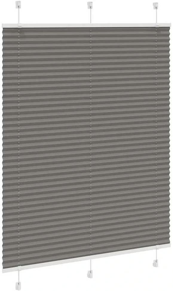 Plisuota žaliuze antracitas 110x150 cm audinio plotis 109,4 cm