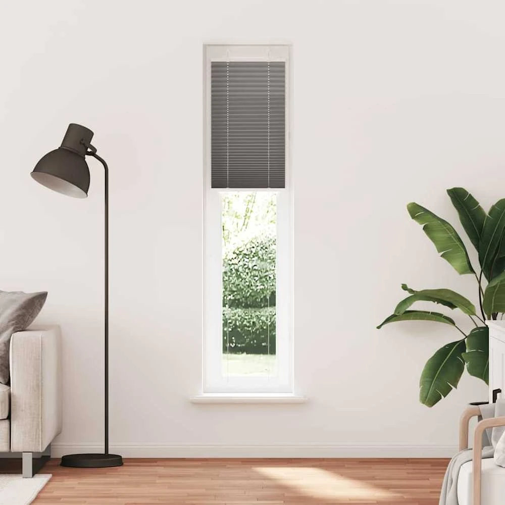 Plisuota žaliuze antracitas 40x200 cm audinio plotis 39,4 cm