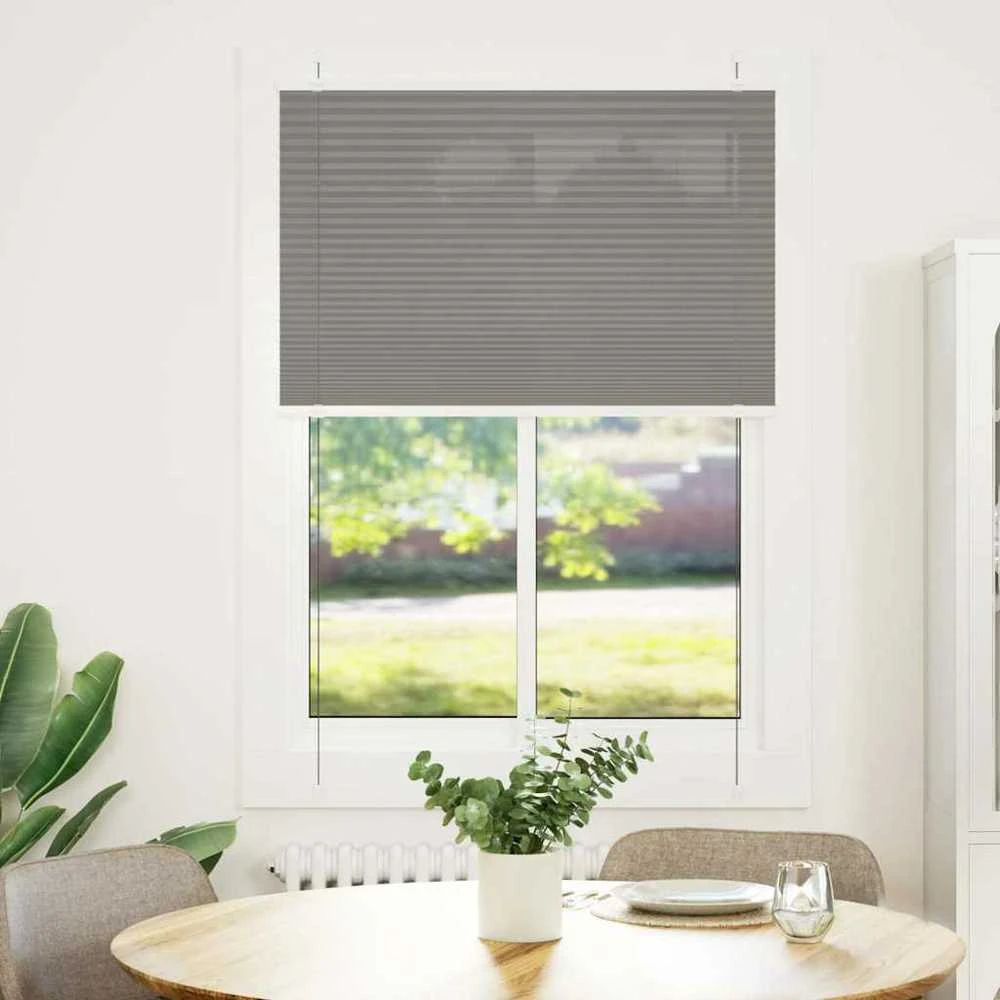 Plisuota žaliuze antracitas 85x150 cm audinio plotis 84,4 cm
