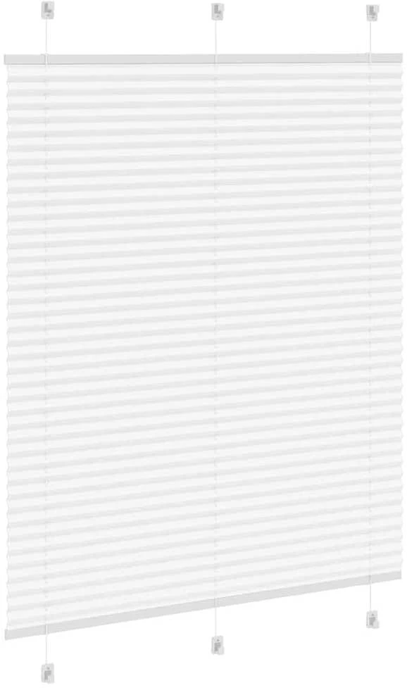 plisuota žaliuze balta 105x100 cm audinio plotis 104,4 cm