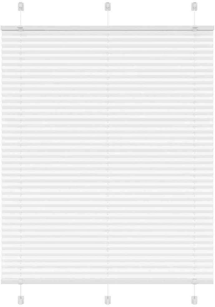plisuota žaliuze balta 105x150 cm audinio plotis 104,4 cm