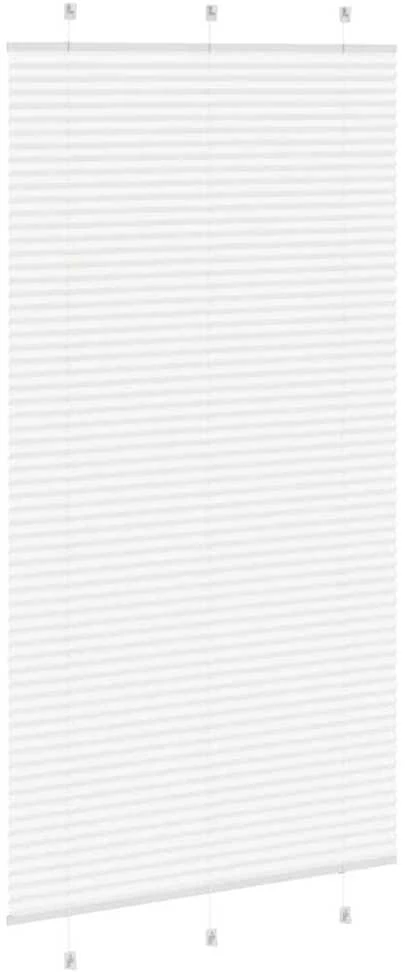 plisuota žaliuze balta 105x200 cm audinio plotis 104,4 cm