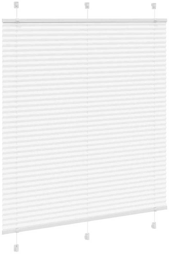 plisuota žaliuze balta 115x100 cm audinio plotis 114,4 cm