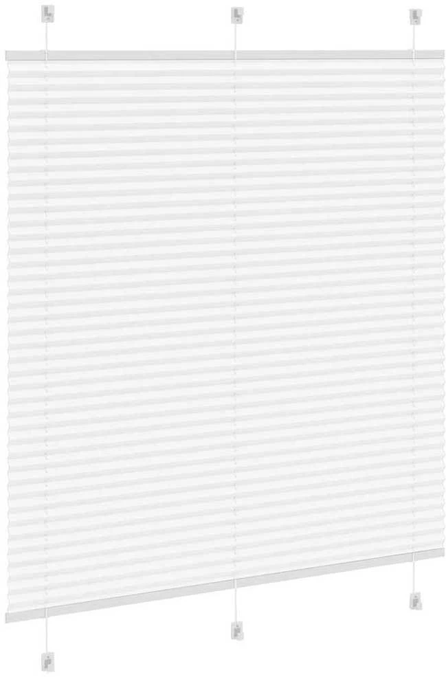 plisuota žaliuze balta 115x100 cm audinio plotis 114,4 cm
