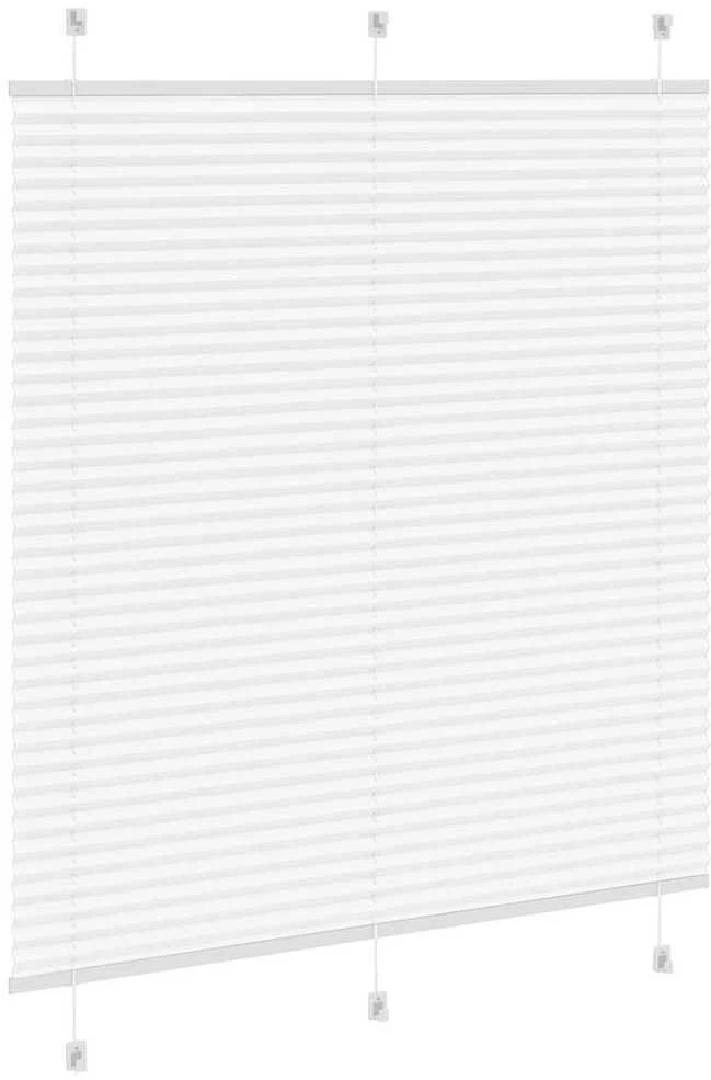 plisuota žaliuze balta 120x100 cm audinio plotis 119,4 cm