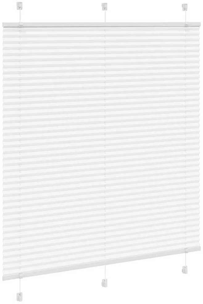 plisuota žaliuze balta 120x100 cm audinio plotis 119,4 cm