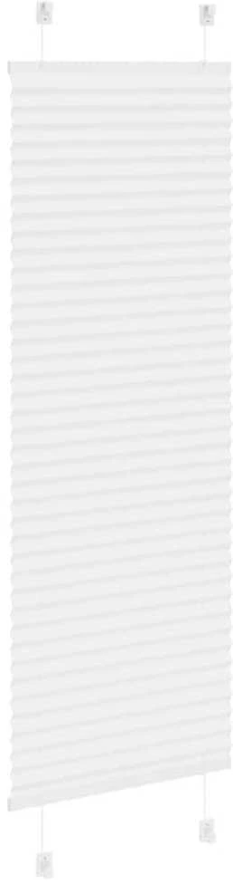 plisuota žaliuze balta 40x100 cm audinio plotis 39,4 cm