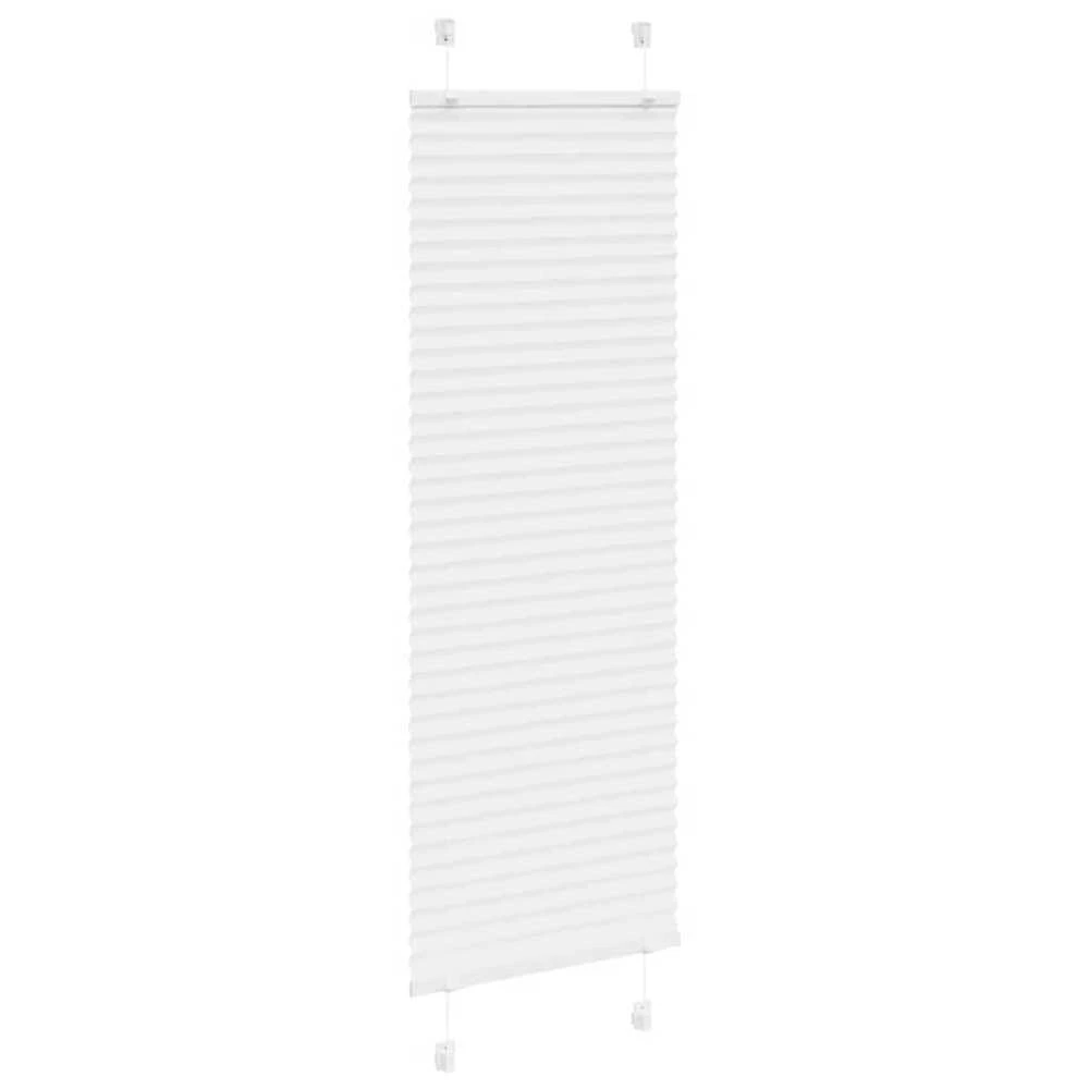 plisuota žaliuze balta 40x150 cm audinio plotis 39,4 cm