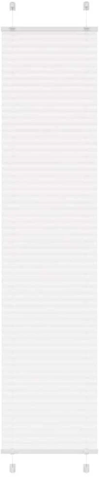 Plisuota žaliuze balta 40x200 cm audinio plotis 39,4 cm