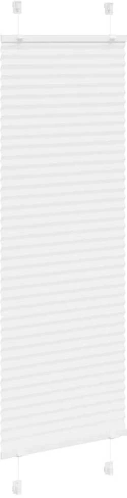 Plisuota žaliuze balta 45x150 cm audinio plotis 44,4 cm