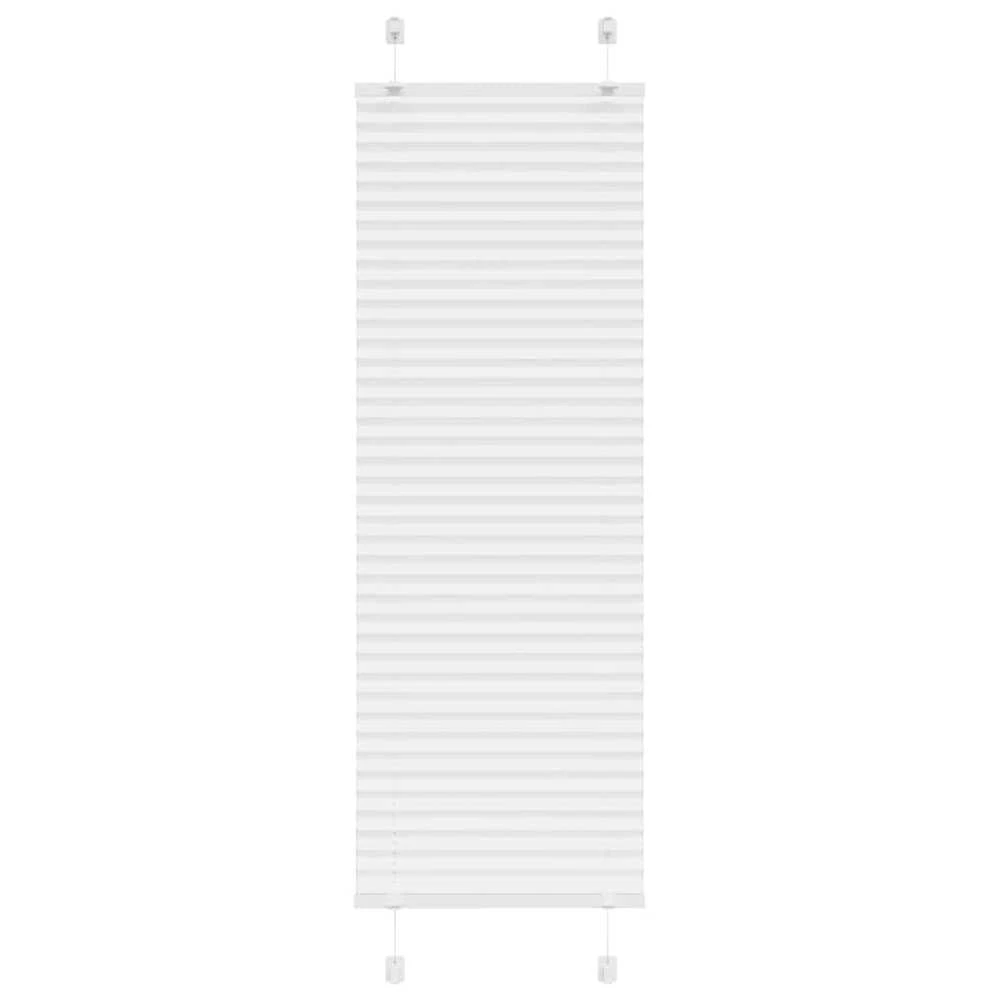 Plisuota žaliuze balta 45x150 cm audinio plotis 44,4 cm