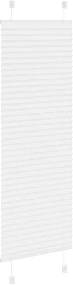 Plisuota žaliuze balta 45x150 cm audinio plotis 44,4 cm