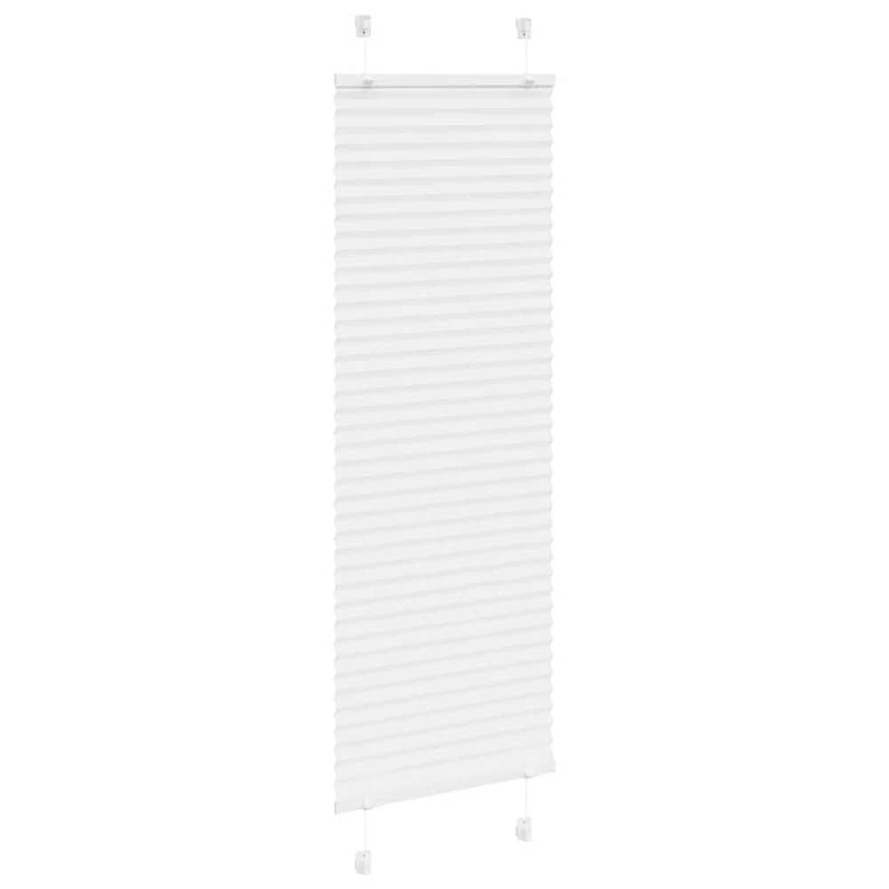 Plisuota žaliuze balta 45x150 cm audinio plotis 44,4 cm