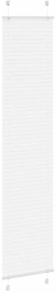 plisuota žaliuze balta 45x200 cm audinio plotis 44,4 cm