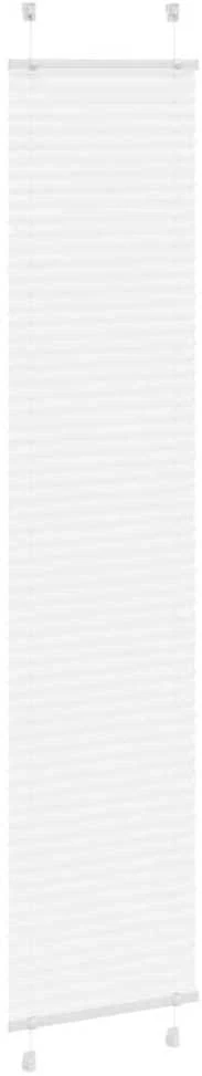 plisuota žaliuze balta 45x200 cm audinio plotis 44,4 cm