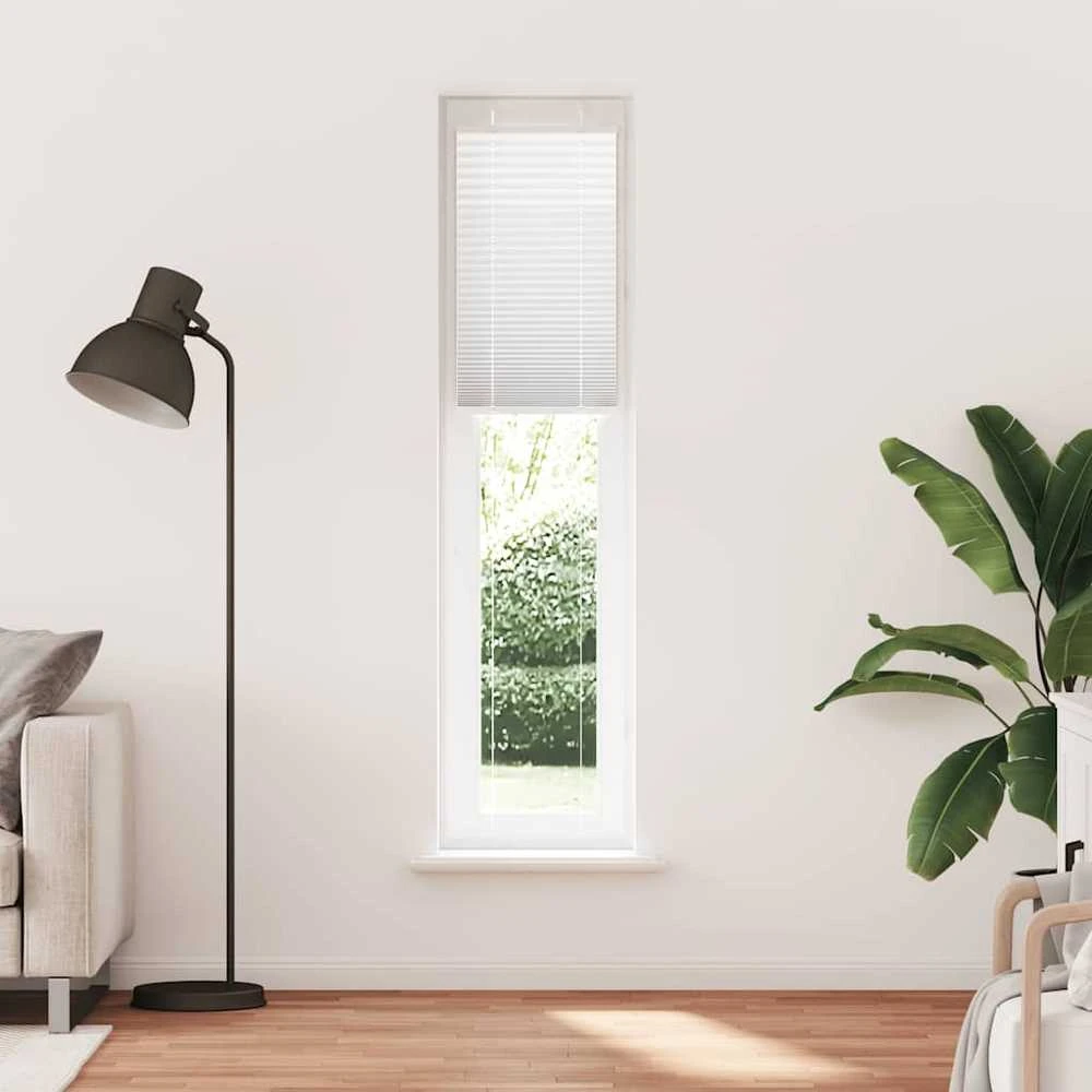 plisuota žaliuze balta 50x200 cm audinio plotis 49,4 cm