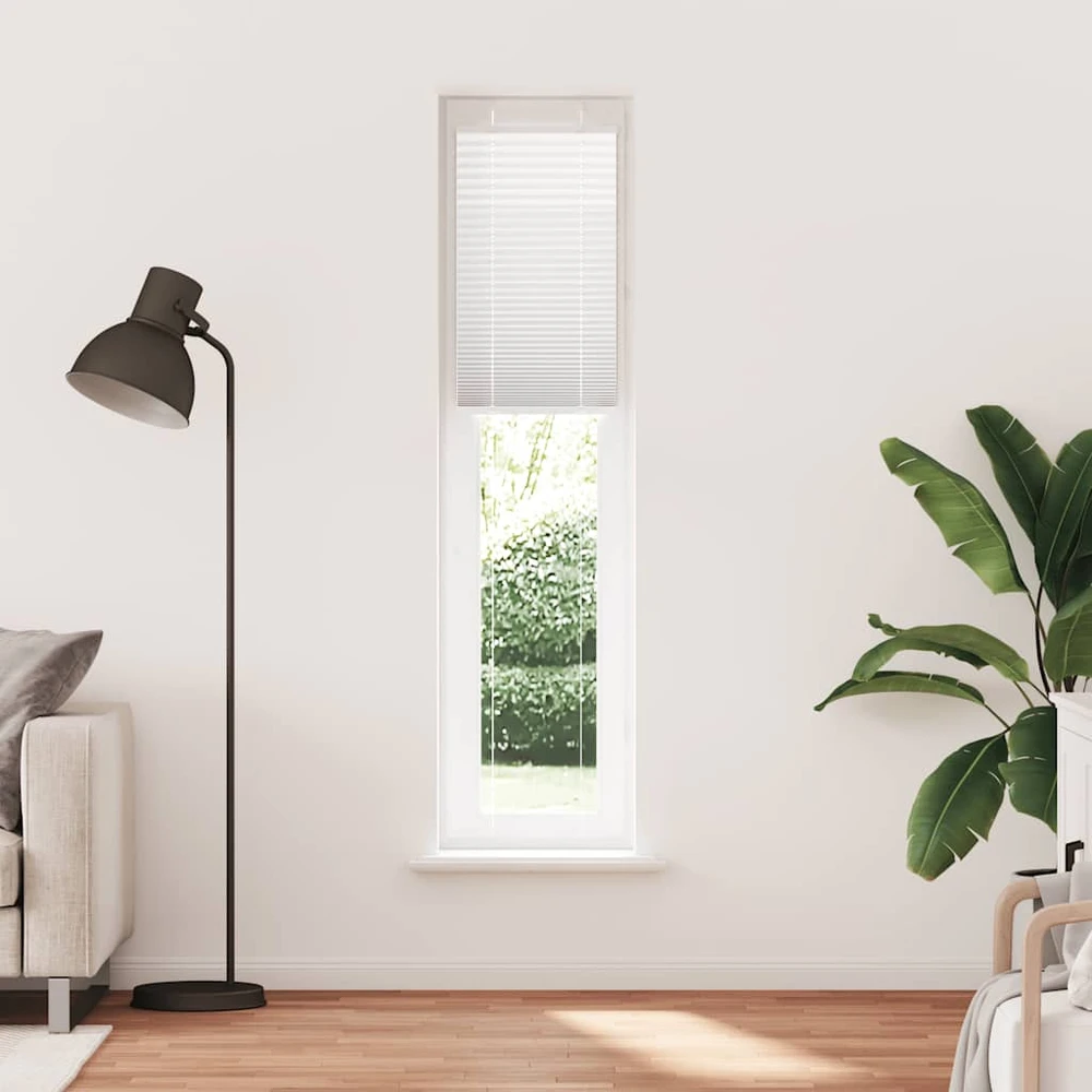 plisuota žaliuze balta 50x200 cm audinio plotis 49,4 cm