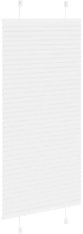 plisuota žaliuze balta 55x100 cm audinio plotis 54,4 cm