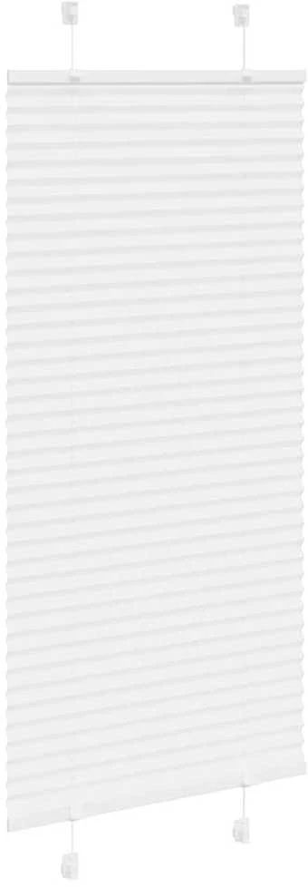 plisuota žaliuze balta 55x150 cm audinio plotis 54,4 cm