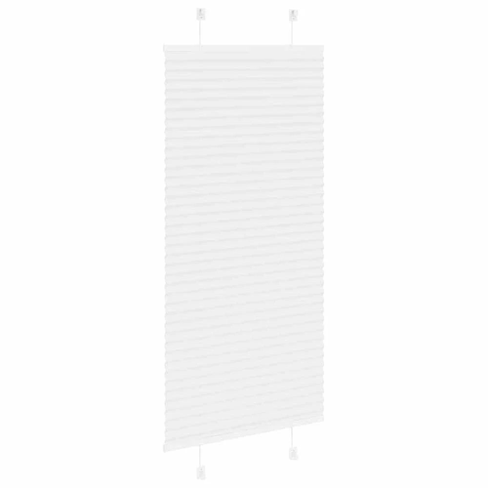 plisuota žaliuze balta 55x150 cm audinio plotis 54,4 cm