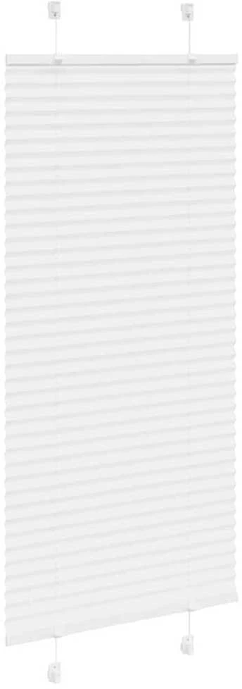 plisuota žaliuze balta 55x150 cm audinio plotis 54,4 cm
