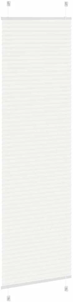 plisuota žaliuze balta 55x200 cm audinio plotis 54,4 cm