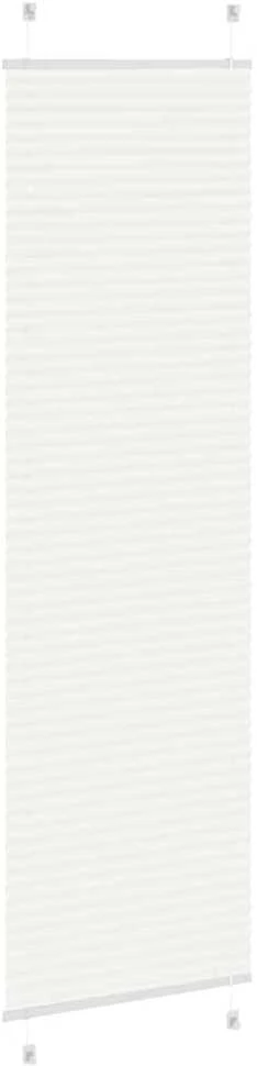 plisuota žaliuze balta 55x200 cm audinio plotis 54,4 cm
