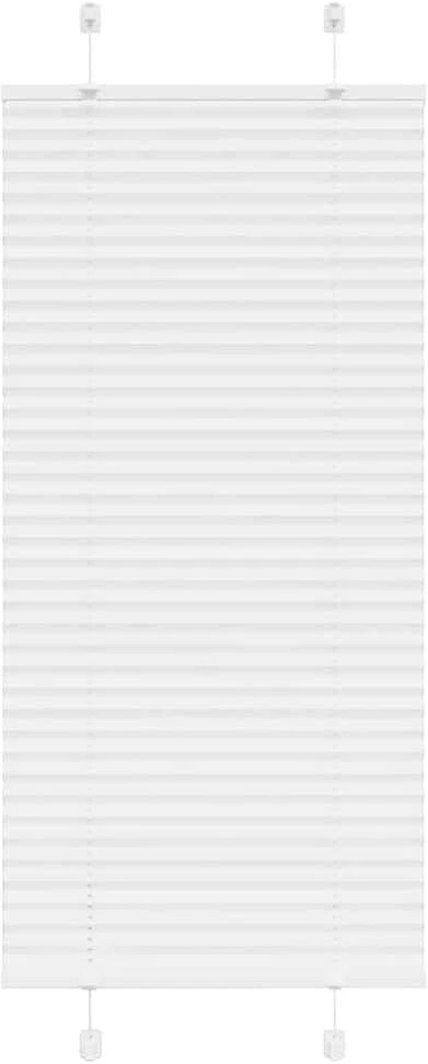 Plisuota žaliuze balta 60x100 cm audinio plotis 59,4 cm