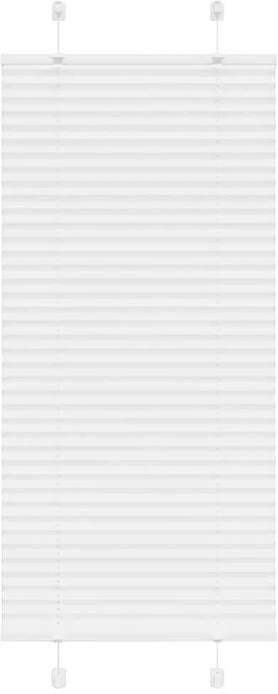plisuota žaliuze balta 65x100 cm audinio plotis 64,4 cm
