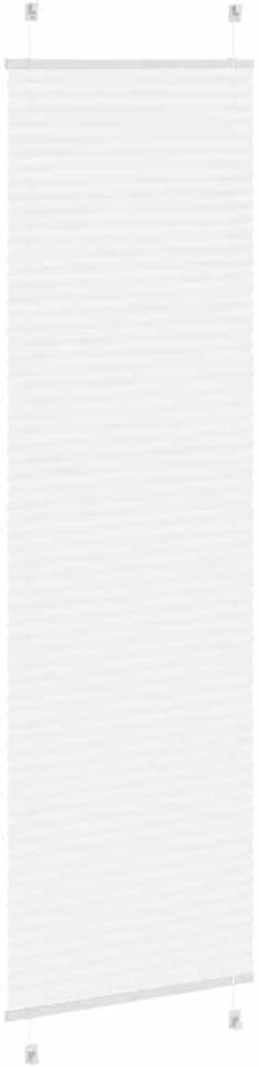 plisuota žaliuze balta 65x200 cm audinio plotis 64,4 cm